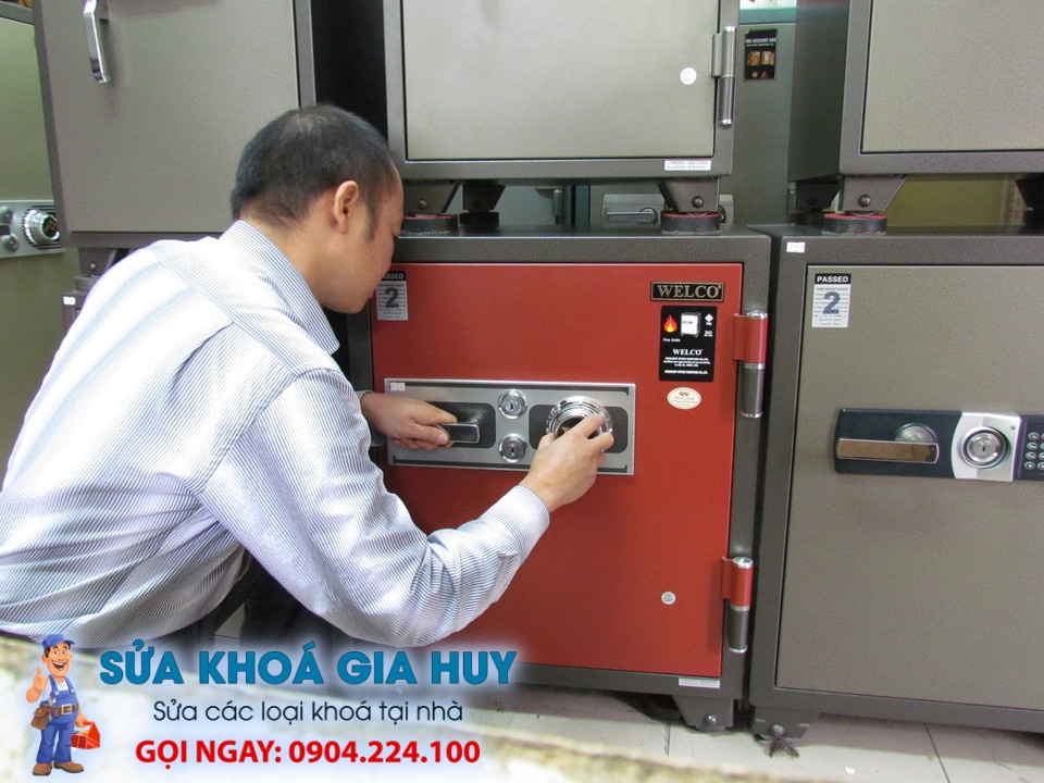 sửa khóa két sắt tại nhà 
